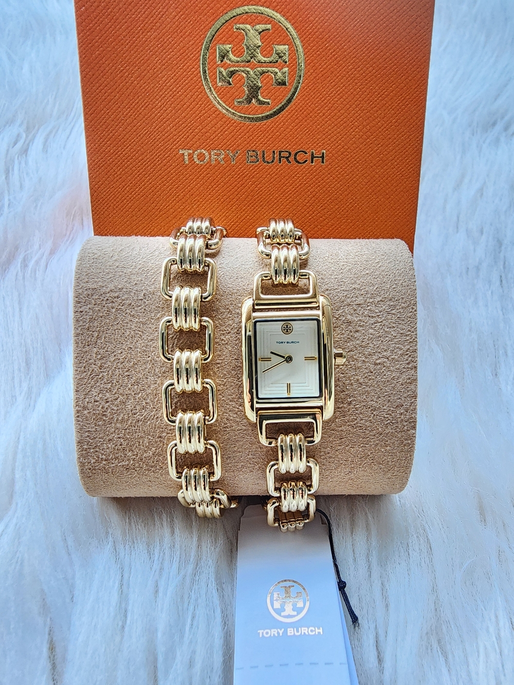 Tory Burch Gold-Tone Link Bracelet Watch Original Brand New No Negotiable!
